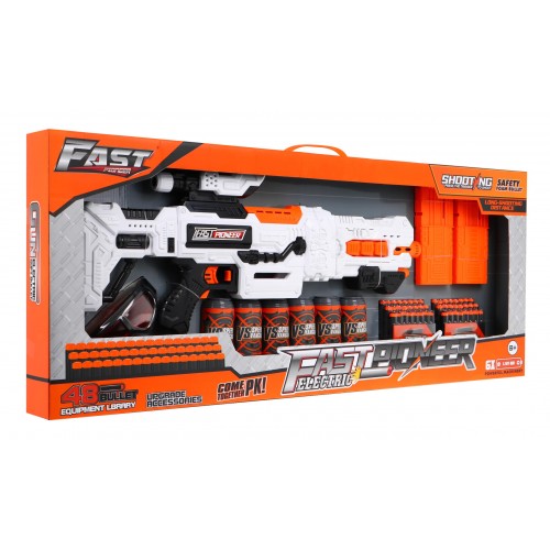 Veľká puška pre deti 8+ Príslušenstvo + 48 mäkkých nábojov Hračková zbraň Fast Pioneer