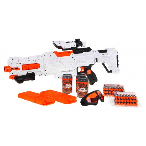 Veľká puška pre deti 8+ Príslušenstvo + 48 mäkkých nábojov Hračková zbraň Fast Pioneer