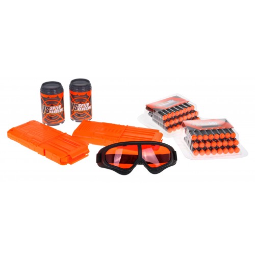 Veľká puška pre deti 8+ Príslušenstvo + 48 mäkkých nábojov Hračková zbraň Fast Pioneer