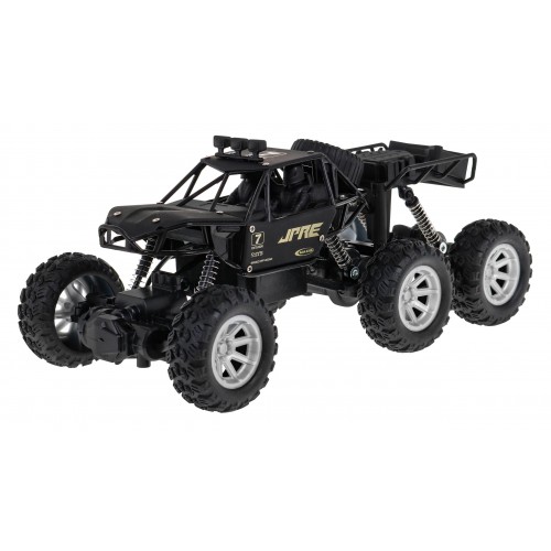 Kovový crawler Rock Explorer 4x4 pre deti 8+ Diaľkovo ovládaný 1:18 Gumové 6 kolies