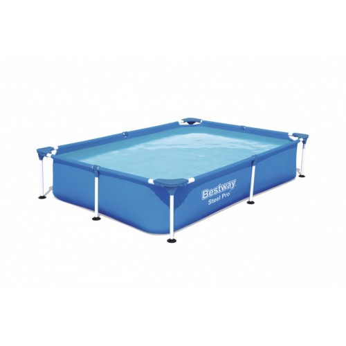 Bazén s konštrukciou Splash Jr Steel Pro BESTWAY 221x150x43cm + Opravná sada