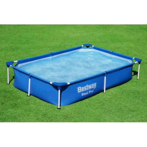 Bazén s konštrukciou Splash Jr Steel Pro BESTWAY 221x150x43cm + Opravná sada