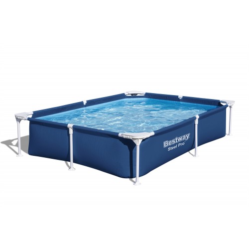 Bazén rámový SplashJr Steel Pro 221x150x43 BESTWAY + Opravná sada