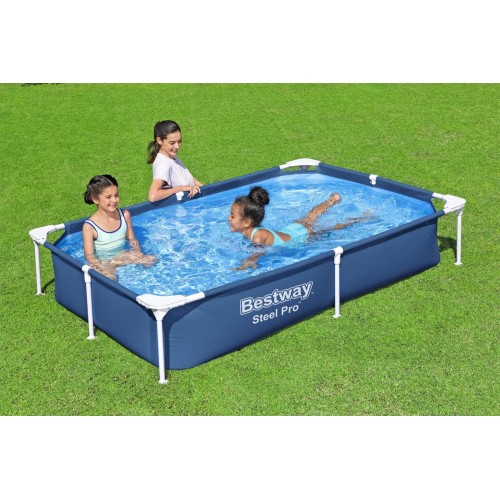 Bazén rámový SplashJr Steel Pro 221x150x43 BESTWAY + Opravná sada