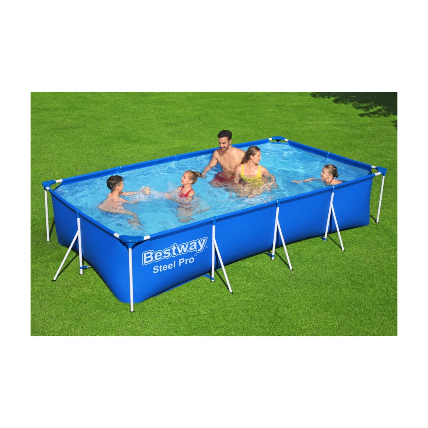 Bazén s konštrukciou Family Steel Pro 3v1 BESTWAY 400x211x81cm + Pumpa + Filter
