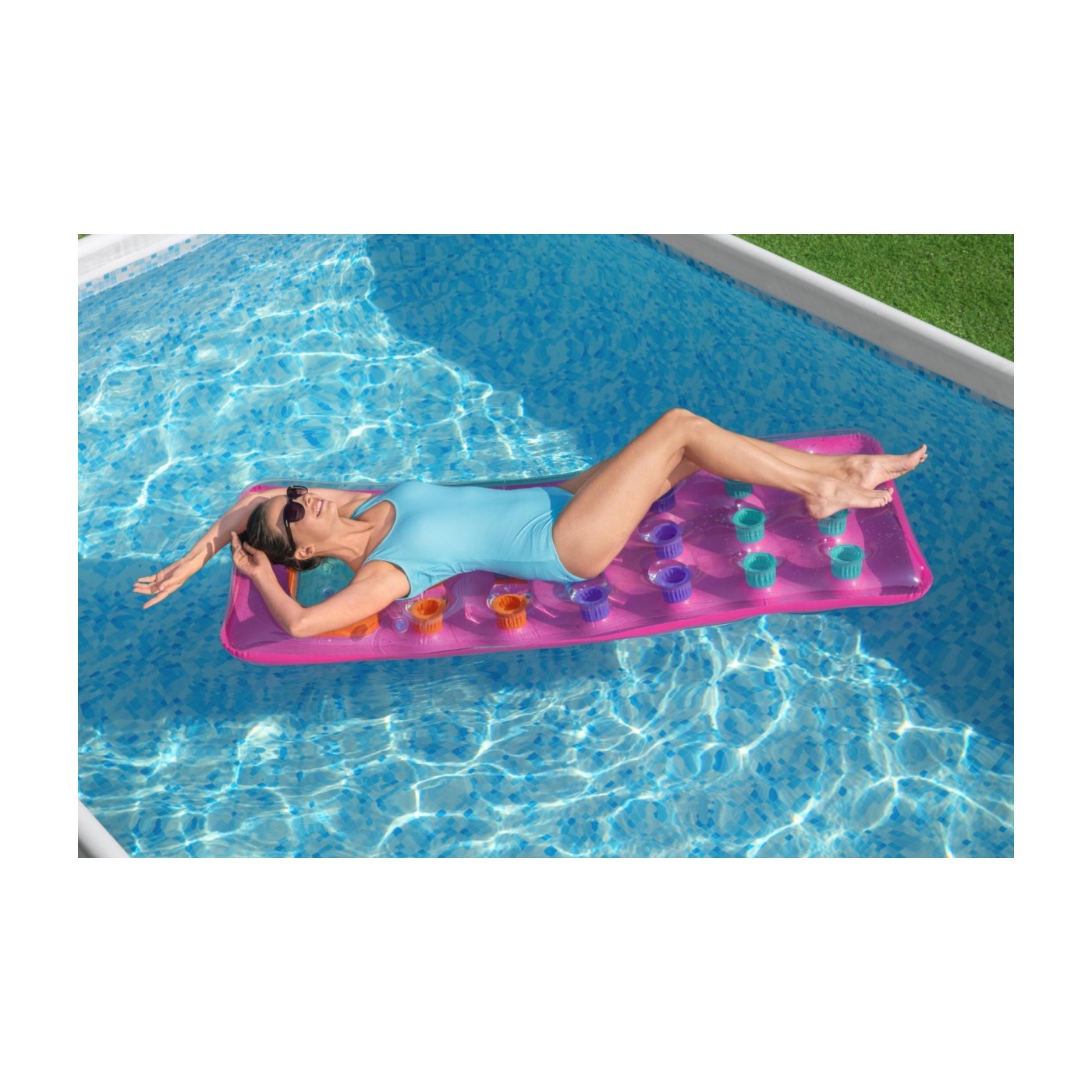 Bazén s konštrukciou Power Steel 6v1 BESTWAY 640x274x132cm 21x9FT + Piesková pumpa