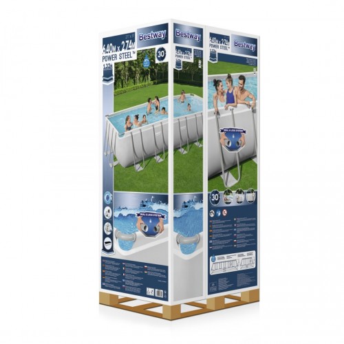 Bazén s konštrukciou Power Steel 6v1 BESTWAY 640x274x132cm 21x9FT + Piesková pumpa