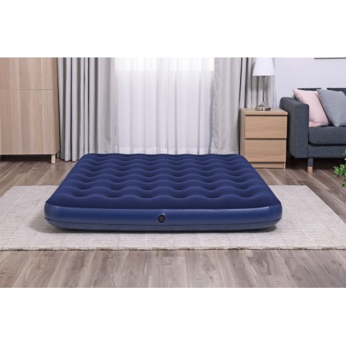 Nafukovací Matrac na spanie Kráľ 2-miestny flokovaný BESTWAY 203x183x22cm + Opravná sada