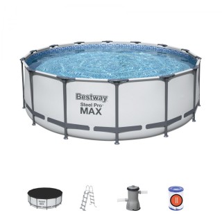 Bazén s konštrukciou Steel Pro MAX 5v1 BESTWAY 427x122cm 14FT + Príslušenstvo