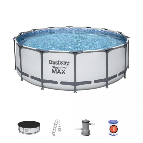 Bazén s konštrukciou Steel Pro MAX 5v1 BESTWAY 427x122cm 14FT + Príslušenstvo