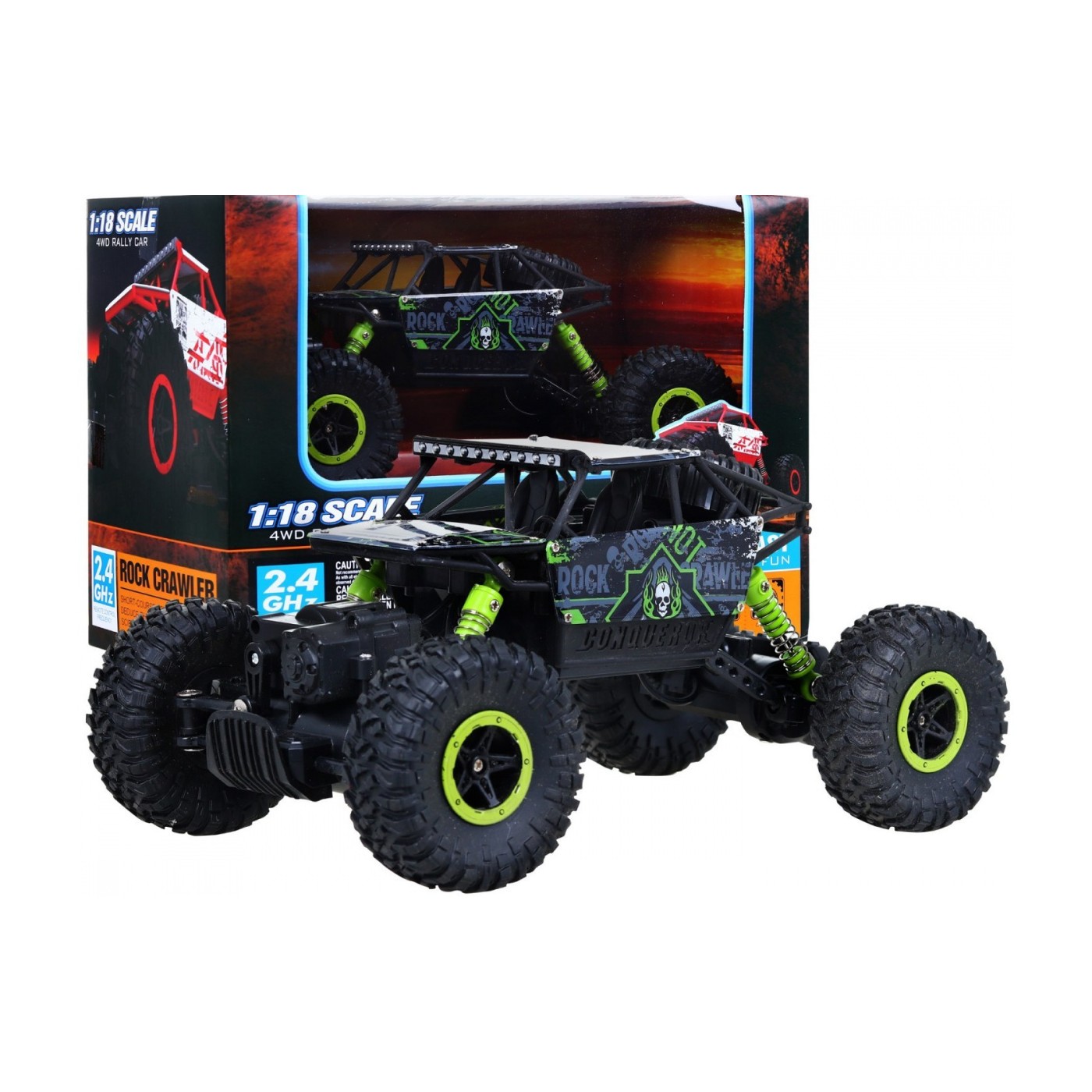 Autíčko HB-P1803 Crawler R C 2,4 Ghz Čierne