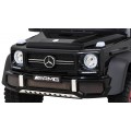 Mercedes G63 AMG Autíčko na batériu Čiernw + Ovládač + 6 kolies EVA + Pomalý štart + MP3 LED