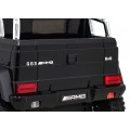 Mercedes G63 AMG Autíčko na batériu Čiernw + Ovládač + 6 kolies EVA + Pomalý štart + MP3 LED