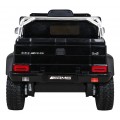 Mercedes G63 AMG Autíčko na batériu Čiernw + Ovládač + 6 kolies EVA + Pomalý štart + MP3 LED