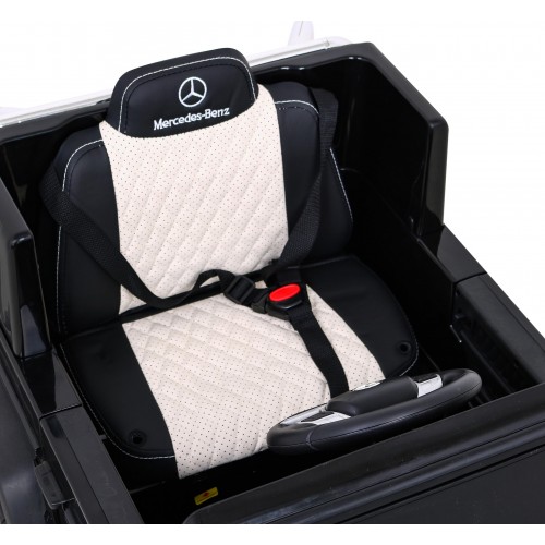 Mercedes G63 AMG Autíčko na batériu Čiernw + Ovládač + 6 kolies EVA + Pomalý štart + MP3 LED