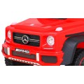 Mercedes G63 AMG Autíčko na batériu Červené + Ovládač + 6 kolies EVA + Pomalý štart + MP3 LED