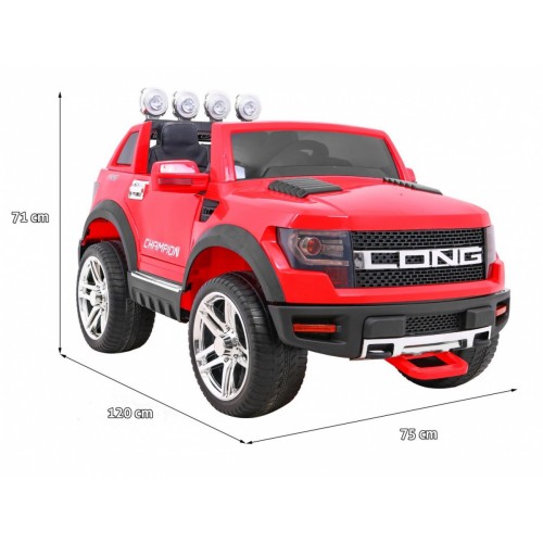 Vozidlo LONG Červený Plastové sedadlo