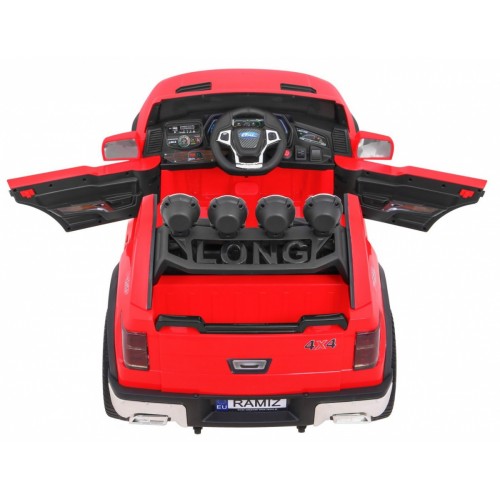 Vozidlo LONG Červený Plastové sedadlo