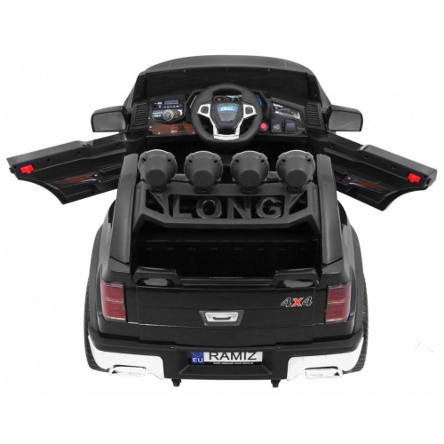 Vozidlo LONG Čierny Plastové sedadlo