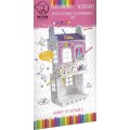Domček "ul. Ružová 9" priestorová farebná kniha 3D