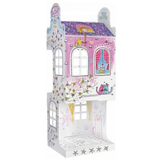 Domček "ul. Ružová 9" priestorová farebná kniha 3D