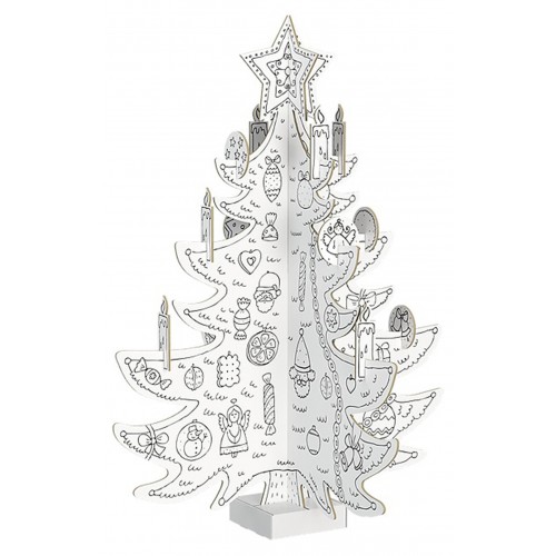 "Stromček" veľká vianočná farebná 3D zostava