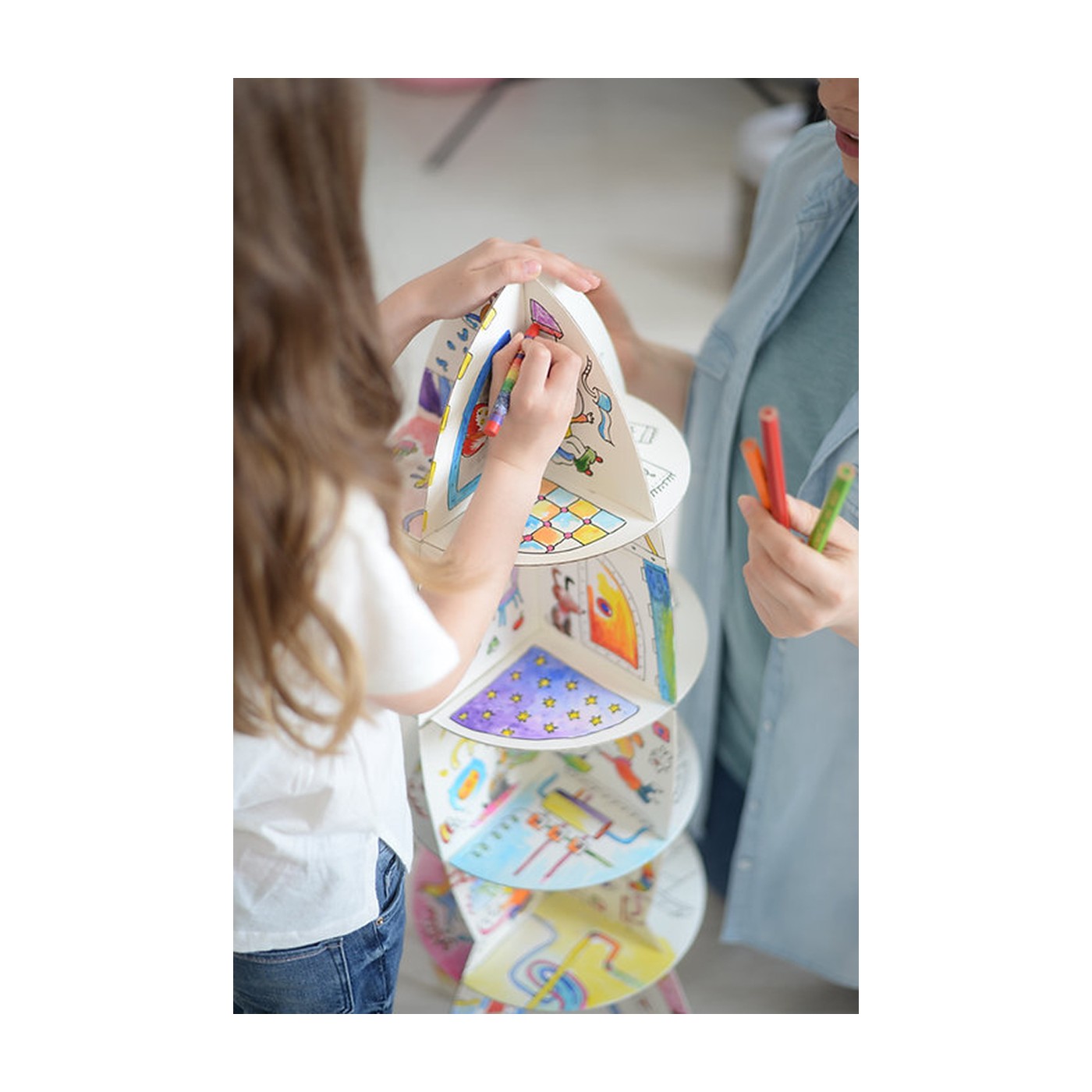 "Raketa" priestorová vymaľovánka  XXL pre deti