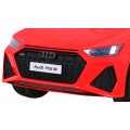Audi RS 6 Elektrické autíčko pre deti Červené + Ovládač + Kolesá EVA + Pomalý štart + Audio LED