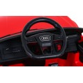 Audi RS 6 Elektrické autíčko pre deti Červené + Ovládač + Kolesá EVA + Pomalý štart + Audio LED
