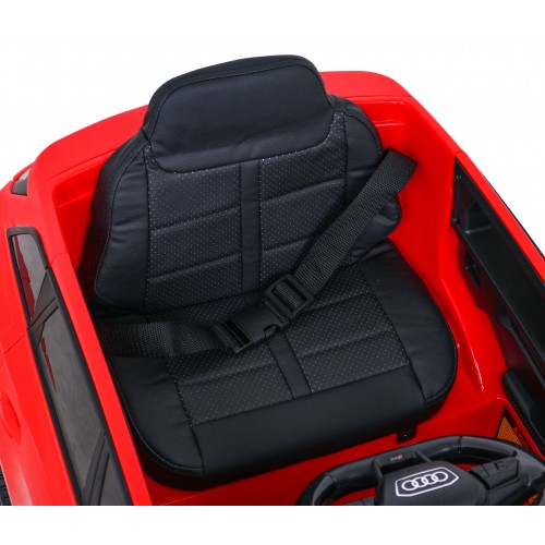 Audi RS 6 Elektrické autíčko pre deti Červené + Ovládač + Kolesá EVA + Pomalý štart + Audio LED
