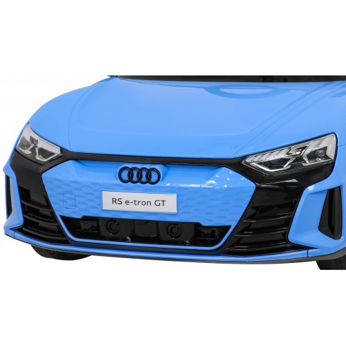 Audi RS E-Tron GT na batériu Modrý + Ovládač + Pohon 4x4 + Rádio MP3 + LED + EVA