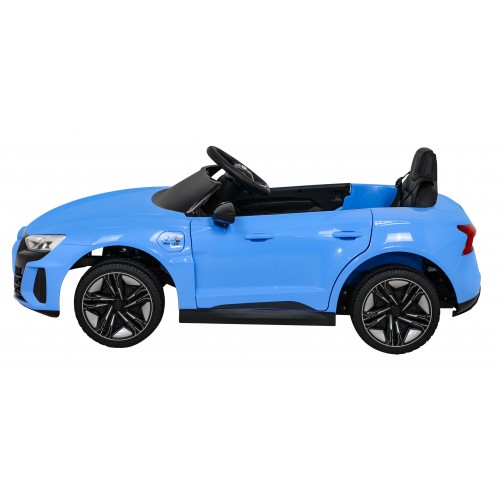 Audi RS E-Tron GT na batériu Modrý + Ovládač + Pohon 4x4 + Rádio MP3 + LED + EVA