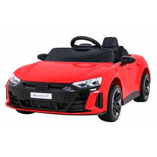 Audi RS E-Tron GT na batériu Červený + Ovládač + Pohon 4x4 + Rádio MP3 + LED + EVA