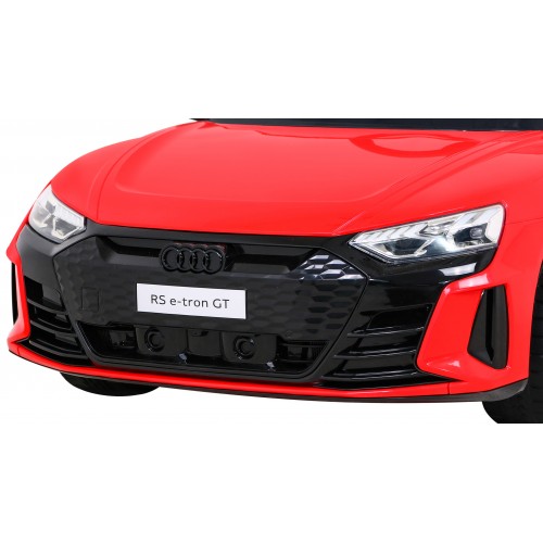 Audi RS E-Tron GT na batériu Červený + Ovládač + Pohon 4x4 + Rádio MP3 + LED + EVA