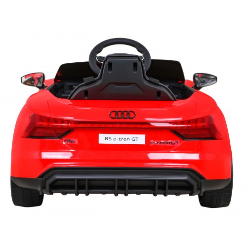 Audi RS E-Tron GT na batériu Červený + Ovládač + Pohon 4x4 + Rádio MP3 + LED + EVA