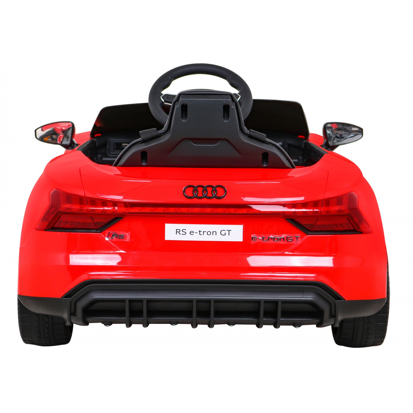 Audi RS E-Tron GT na batériu Červený + Ovládač + Pohon 4x4 + Rádio MP3 + LED + EVA