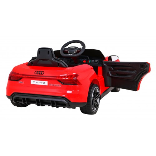 Audi RS E-Tron GT na batériu Červený + Ovládač + Pohon 4x4 + Rádio MP3 + LED + EVA
