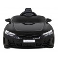 Audi RS E-Tron GT na batériu Čierny + Ovládač + Pohon 4x4 + Rádio MP3 + LED + EVA