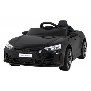 Audi RS E-Tron GT na batériu Čierny + Ovládač + Pohon 4x4 + Rádio MP3 + LED + EVA