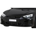 Audi RS E-Tron GT na batériu Čierny + Ovládač + Pohon 4x4 + Rádio MP3 + LED + EVA