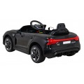 Audi RS E-Tron GT na batériu Čierny + Ovládač + Pohon 4x4 + Rádio MP3 + LED + EVA