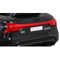 Audi RS E-Tron GT na batériu Čierny + Ovládač + Pohon 4x4 + Rádio MP3 + LED + EVA