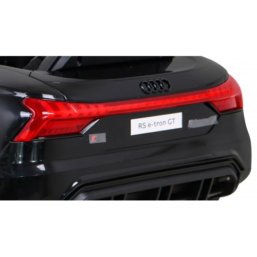Audi RS E-Tron GT na batériu Čierny + Ovládač + Pohon 4x4 + Rádio MP3 + LED + EVA