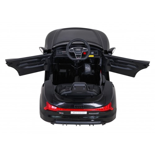 Audi RS E-Tron GT na batériu Čierny + Ovládač + Pohon 4x4 + Rádio MP3 + LED + EVA
