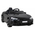 Audi RS E-Tron GT na batériu Čierny + Ovládač + Pohon 4x4 + Rádio MP3 + LED + EVA