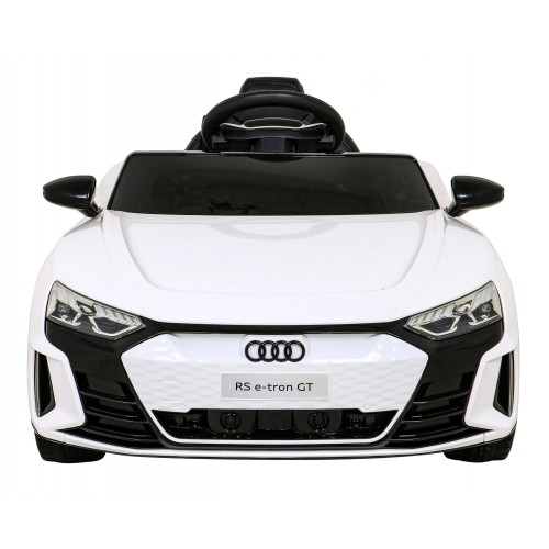 Audi RS E-Tron GT na batériu Biely + Ovládač + Pohon 4x4 + Rádio MP3 + LED + EVA