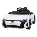 Audi RS E-Tron GT na batériu Biely + Ovládač + Pohon 4x4 + Rádio MP3 + LED + EVA