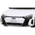 Audi RS E-Tron GT na batériu Biely + Ovládač + Pohon 4x4 + Rádio MP3 + LED + EVA