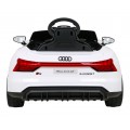 Audi RS E-Tron GT na batériu Biely + Ovládač + Pohon 4x4 + Rádio MP3 + LED + EVA