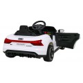 Audi RS E-Tron GT na batériu Biely + Ovládač + Pohon 4x4 + Rádio MP3 + LED + EVA